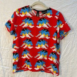 Nooworks Egle Zvirblyte Double Ladies boxy top large. Excellent condition.